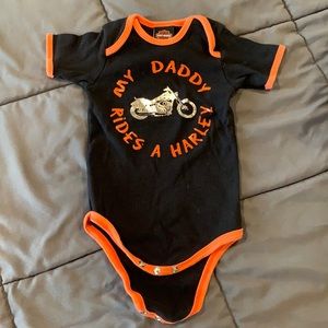 Harley Davidson onsie
